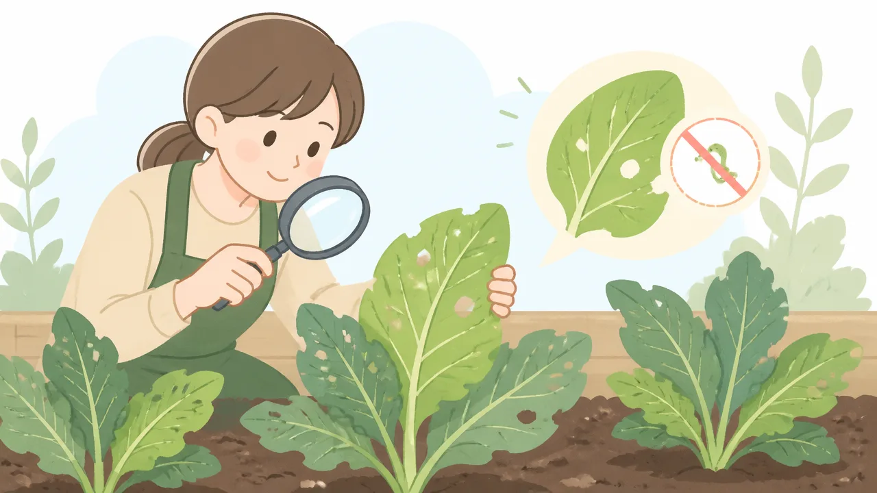 野菜の葉に穴があるのに虫がいない原因と対処法