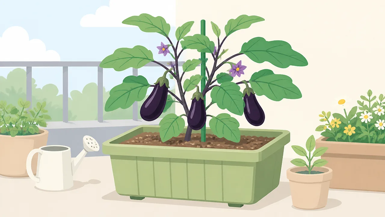 ナスのプランターでの育て方｜初心者向けに植え付けから収穫まで解説