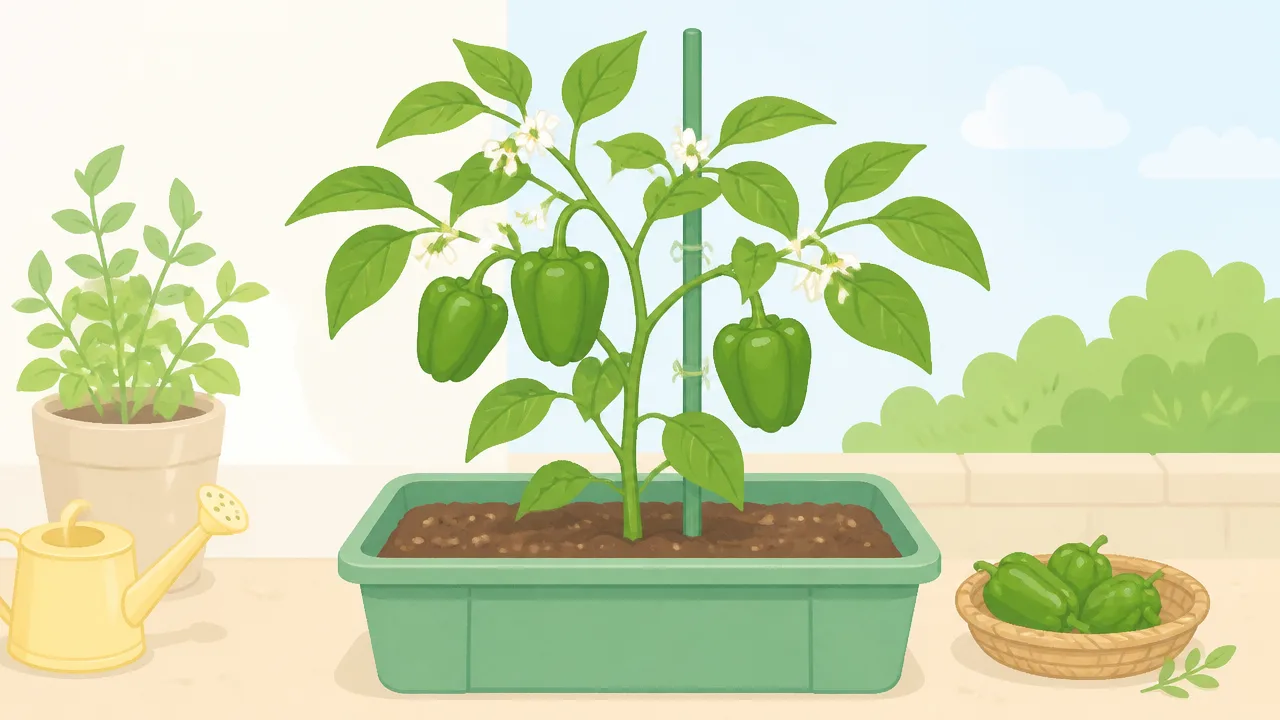 ピーマンのプランターでの育て方|初心者向けに植え付けから収穫まで解説